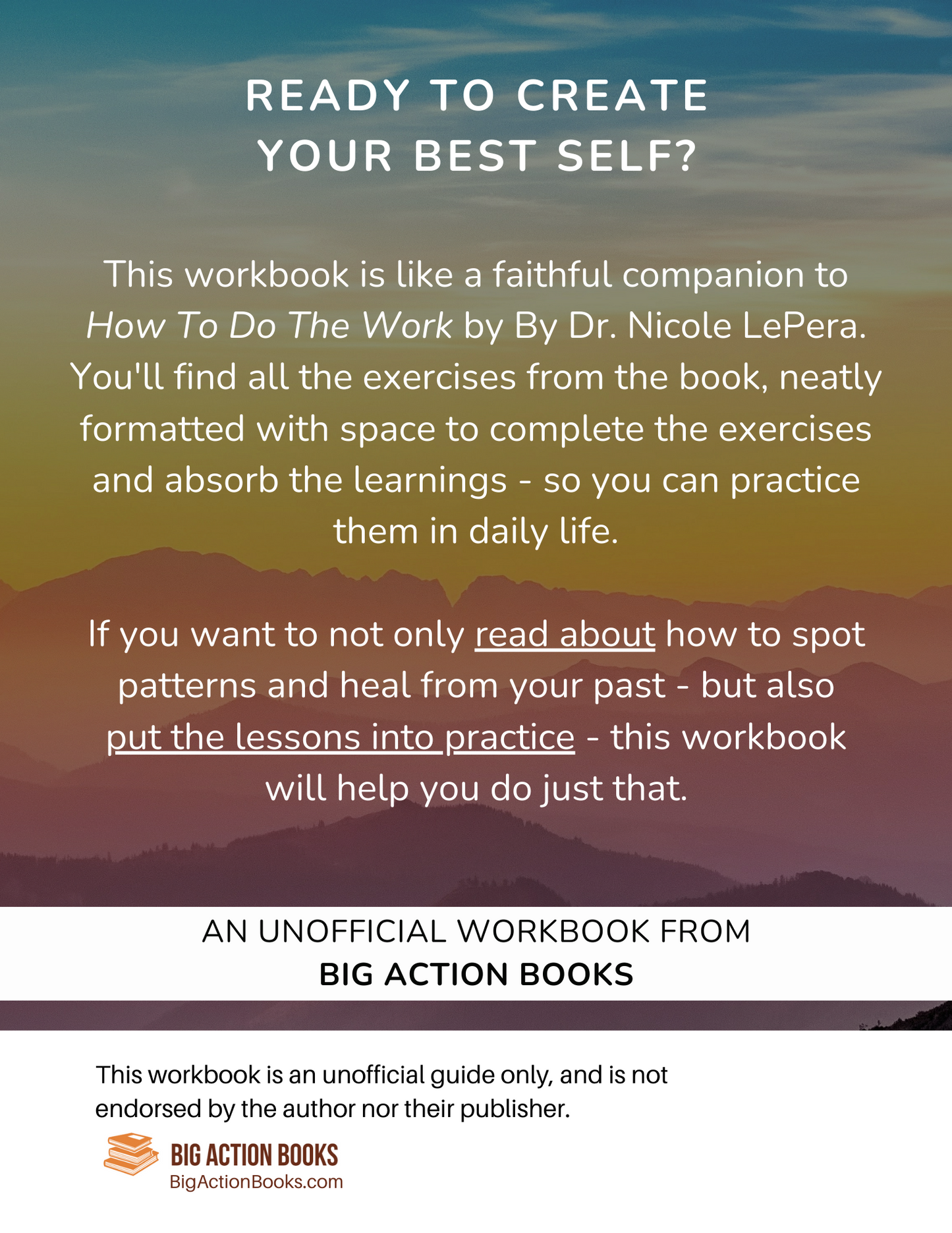 Workbook for Dr. Nicole LePera's How To Do The Work